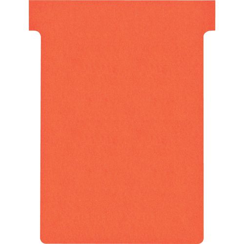 Nobo Size 3 T-Cards Red Pack of 100