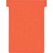 Nobo Size 3 T-Cards Red Pack of 100