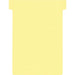 Nobo Size 3 T-Cards Yellow Pack of 100