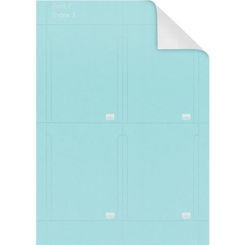 Nobo Size 3 Printable T-Cards Blue Pack of 20