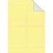 Nobo Size 3 Printable T-Cards Yellow Pack of 20