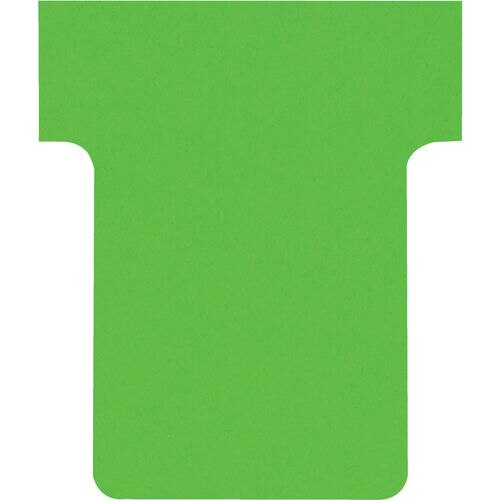 Nobo Size 1.5 T-Cards Green Pack of 100