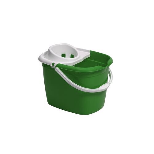 Purely Smile Mop Bucket Plastic 12 L Green