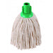 Purely Smile Socket Mop Head Green Pack of 10