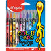 Maped Felt Tip Color Peps Monster Pens Pack of 12