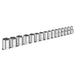 Socket Set of 16 Metric 1.2in Drive