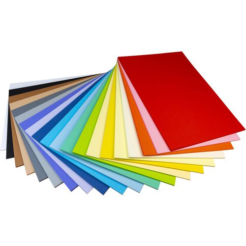 Tutorcraft  A4 Coloured Paper Assorted 225 gsm 200 Sheets