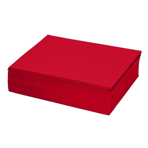 Tutorcraft  A4 Crafting Paper Red 110 gsm 500 Sheets