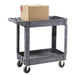 GPC Plastic Service Trolley 2 Tray 1100 x 650mm 225kg Capacity