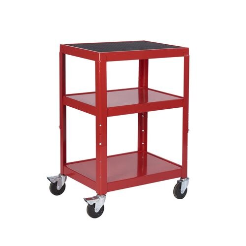 GPC Adjustable Height Trolley Red 150kg Capacity