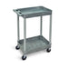 GPC Plastic Multi Purpose Trolley 2 Tray Grey 150kg Capacity