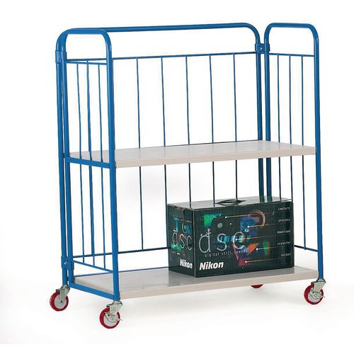 GPC Folding Shelf Truck with 2 Shelves 100kg Capacity