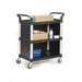 GPC Shelf Trolley with 3 Shelves and Enclosed Sides 750 x 460mm 150kg Capacity