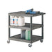 GPC Plastic Multi Purpose Trolley with 3 Shelves 150kg Capacity