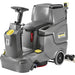 Kärcher Cordless Scrubber Dryer Professional Ride-On/Step-On BD 50/70 R Classic Grey Fresh Water Capacity 70L & Dirt Water Capacity 75L