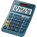 Casio MS-80E Desktop Calculator 8 Digit LCD Display Blue