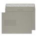 Creative Peel & Seal C5 Coloured Envelope Grey 229 (W) x 162 (H) mm Window 120 gsm Pack of 500