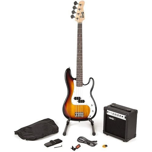 PDT RockJam Bass Guitar super Kit - Sun