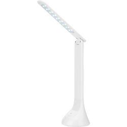 Stewart Superior Standing Desk Lamp with USB FX12B White