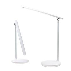 Stewart Superior Standing Desk Lamp with USB FX23B White