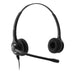 JPL 611PB Wired Stereo Headset Over the Head With Noise Cancellation QD Male With Microphone Grey