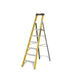 Climb-It Climb-It® Glass Fibre Platform Stepladder, 6 Tread, Integral Tool Tray