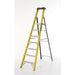 Climb-It Climb-It® Glass Fibre Platform Stepladder, 7 Tread, Integral Tool Tray