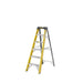 Climb-It Climb-It® Glass Fibre Swingback Stepladder, 5 Tread, Integral Tool Tray