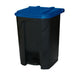 GPC Grey Pedal Bin with Blue Lid, 50L