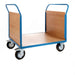 GPC Platform Truck with 2 Veneer Ends 500kg Capacity Blue