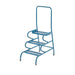 GPC Stable Step 3 Tread with Handrail and Anti-Slip Painted Finish 150 kg Blue