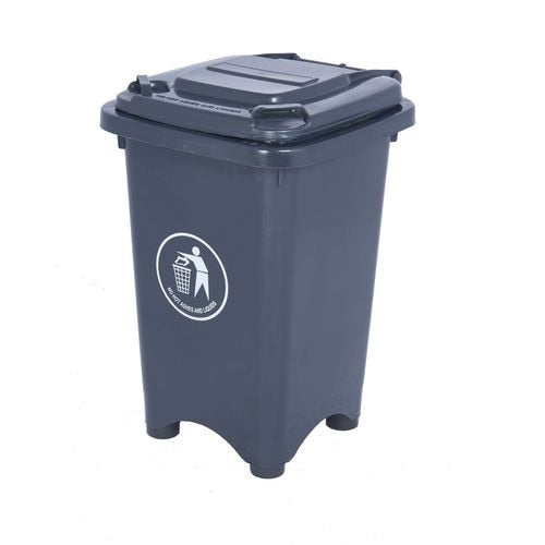 GPC Dark Grey Bin with Feet, 50L