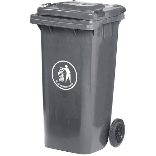 GPC Wheeled Bin Dark Grey 120L