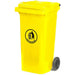 GPC Wheeled Bin LWB120YYel 120 L 94 x 55 x 46 cm Yellow