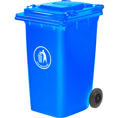 GPC Wheeled Bin LWB240Y_GR 240 L 100 x 75 x 59 cm Green