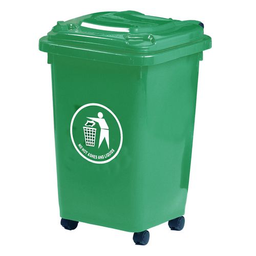 GPC Green Wheeled Bin, 50L