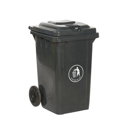 GPC Wheeled Bin LWB80Y_DKGRY 80 L 78 x 54 x 47 cm Dark Grey