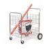 GPC Chrome Plated Wire Tray Trolley 860 x 660mm 120kg Capacity