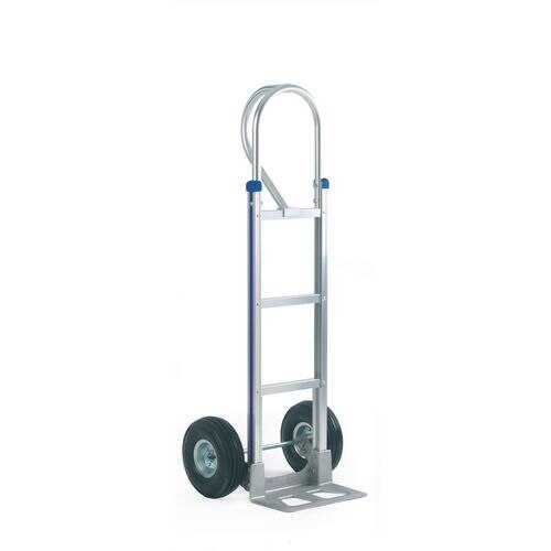 GPC Aluminium Sack Truck P Handle with 2 Castors 200kg Capacity