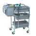 GPC Collector Trolley 100kg Capacity 455 x 925 x 776mm Grey