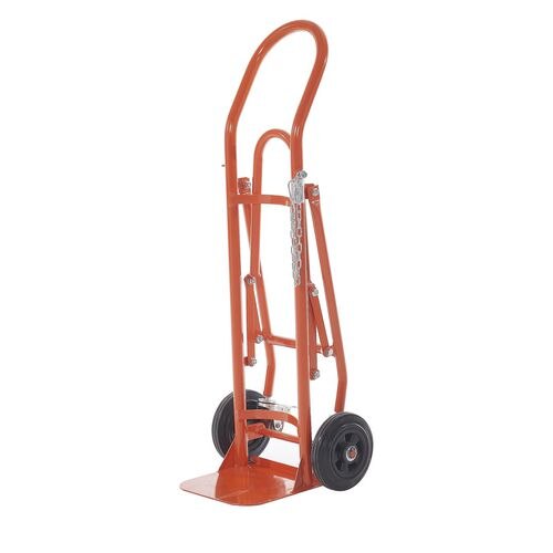 GPC Folding Cylinder Trolley Holds 1 x 140-300mm Cylinder Orange