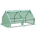 OutSunny Greenhouse Outdoors Waterproof Green 900 mm x 1800 mm x 900 mm