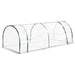 OutSunny Greenhouse Outdoors Waterproof Transparent, Dark Green 1000 mm x 2500 mm x 800 mm