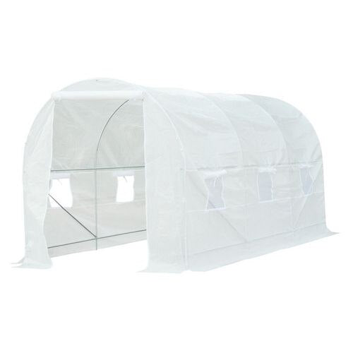 OutSunny Greenhouse Outdoors Waterproof White 2000 mm x 4500 mm x 2000 mm