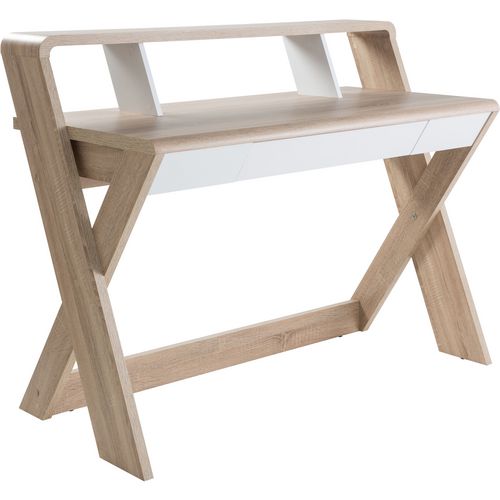 Alphason Gaming Desk Aspen Light Oak 950 x 1160 mm