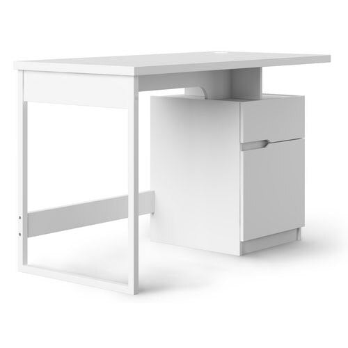 Alphason Gaming Desk Bridport White 767 x 1190 mm