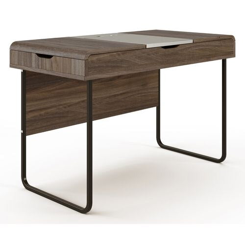 Alphason Gaming Desk Dorset Walnut 750 x 1180 mm