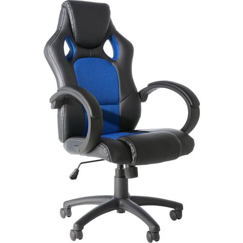 Alphason Office Chair Daytona with Adjustable Seat Black, Blue