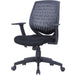 Alphason Office Chair Malibu Black 530-450 x 480 mm