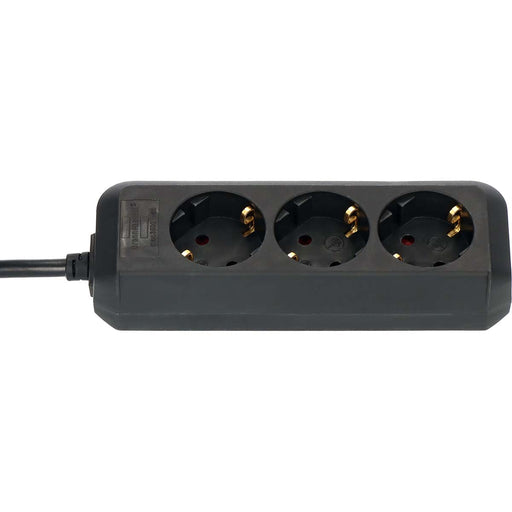 Brennenstuhl Eco-Line 3-way power strip (distribution box and 1.50 m cable)